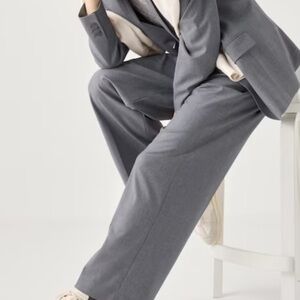 Uniqlo Wide Legged Pleated Trouser 3 THREE Pair Bundle size Medium